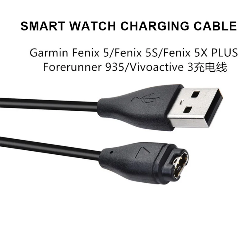 1m Gyors USB Töltő adatkábel hálózati Kábel Töltő Vezeték Garmin Fenix 5/5S/5X/5X Plus/6/6X PRO Solar/Venu Kép 1