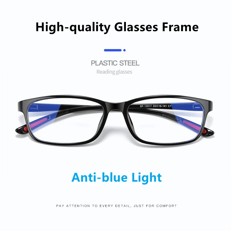 KatKani a Férfiak, mind a Nők Ultra-Könnyű, Kiváló Minőségű Szemüveg Keret Kényelmes Full-Frame Tér Anti-Kék Olvasó Szemüveg BF-13017 Kép 1