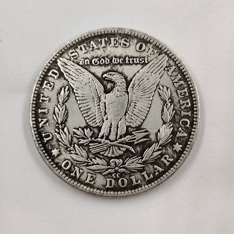 Amerikai ezüst dollár koponya arany érmék emlékérmék Kép 1