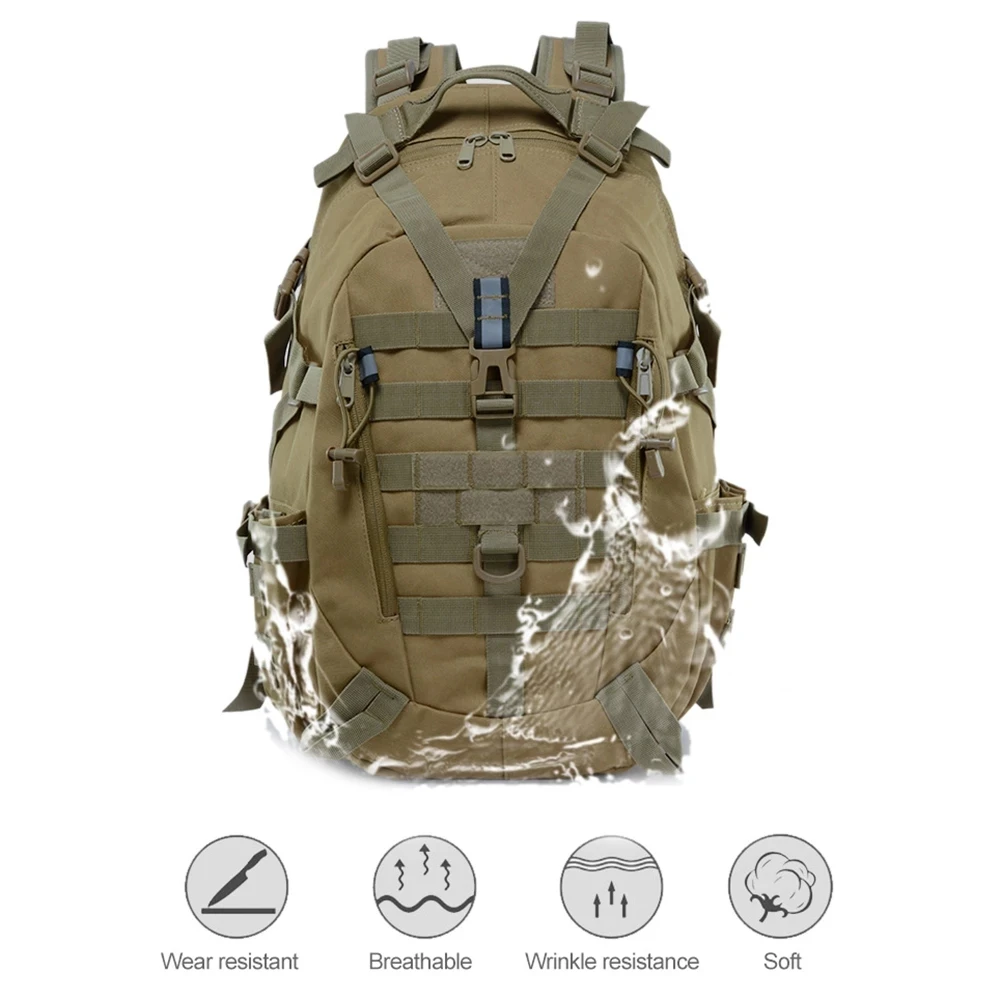 40L kemping hátizsák, férfi utazótáska, taktikai katonai hegymászás hátizsák, hegymászás, illetve trekking hátizsák Kép 1