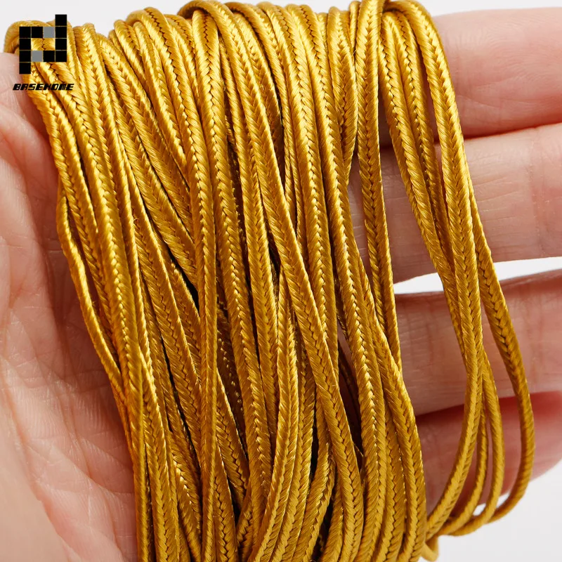 BASEHOME ( körülbelül 30 méter 3mm) Kínai Soutach Kábel Nylon Kötél Kígyó, Hasa Zsinórok DIY Kínai Csomót Megállapítások Kép 1