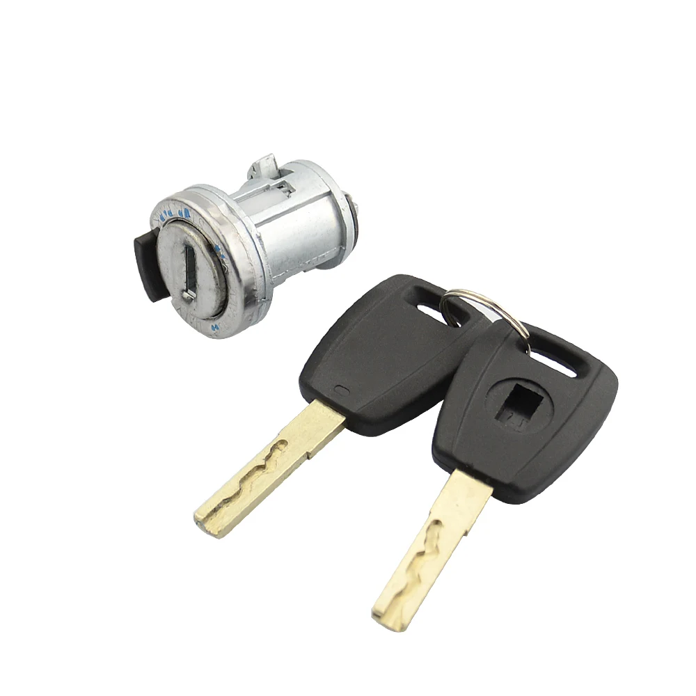 OkeyTech a Fiat Lock Set, 2 Kulcs, Eredeti SIP22 Penge Gyújtási Autó Marás Módosított Ajtót Henger Autó Kulcs Csomagtartó Zár Kép 1