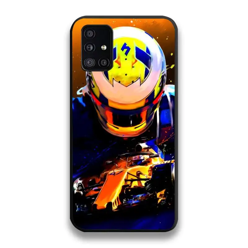 F1 racing Lando Norris Racing Telefon tok Samsung Galaxy A21S A01 A11 A31 A81 A10 A20E a30-as A40 A50 A70 A80 A71 a51-es Kép 1