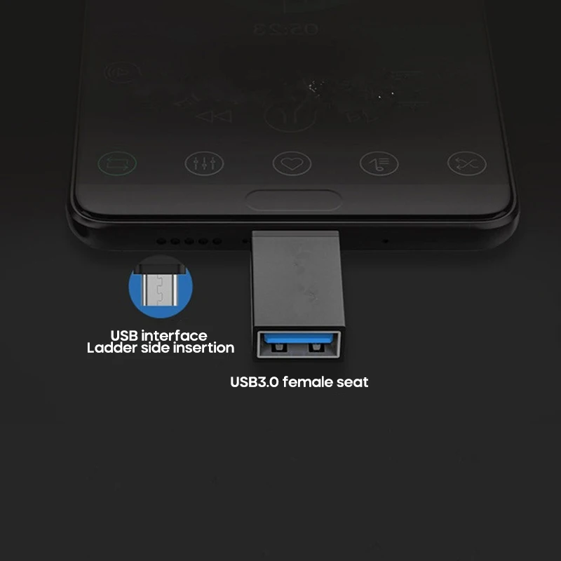 Mobil Számítógép Adapter Micro B Port USB3.0 Egy Android OTG Adapter a Mobil Telefon, Tablet, Mobiltelefon, Számítógép Tartozékok Kép 1