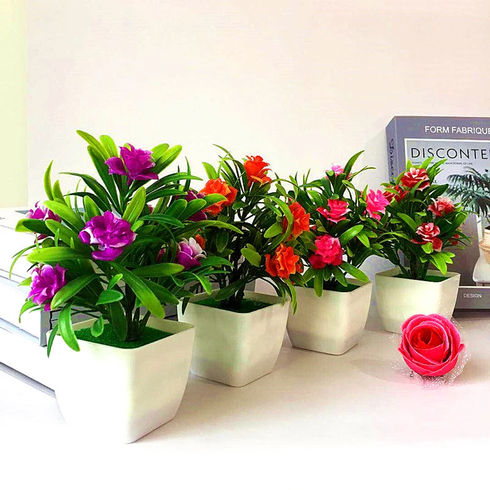Bonsai Asztal Cserepes Növények Mesterséges Virágokat Dekorok Otthon Dekoráció, Dísz, Otthon, A Szobában Táblázat Kép 1