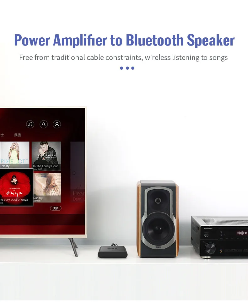 Bluetooth 5.0 Audio Receiver U Lemez RCA, 3,5 mm-es 3.5 Jack AUX Sztereó Zene Vezeték nélküli Adapter a Mic Autóskészlet Hangszóró, Erősítő Kép 1
