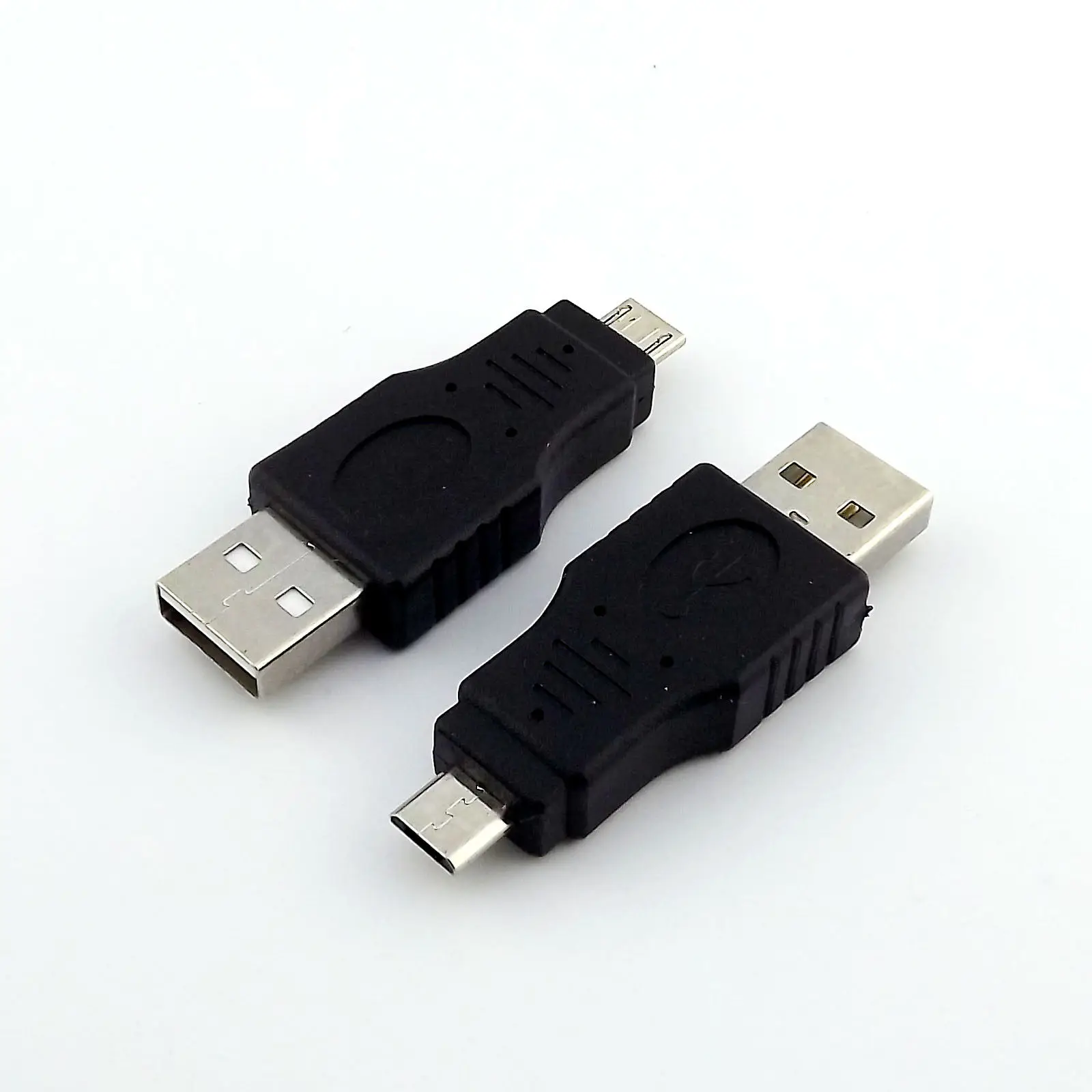 10db USB 2.0 EGY Férfi Csatlakozó Micro-USB-B 5 Tűs Adapter Átalakító Csatlakozó M/M Kép 1
