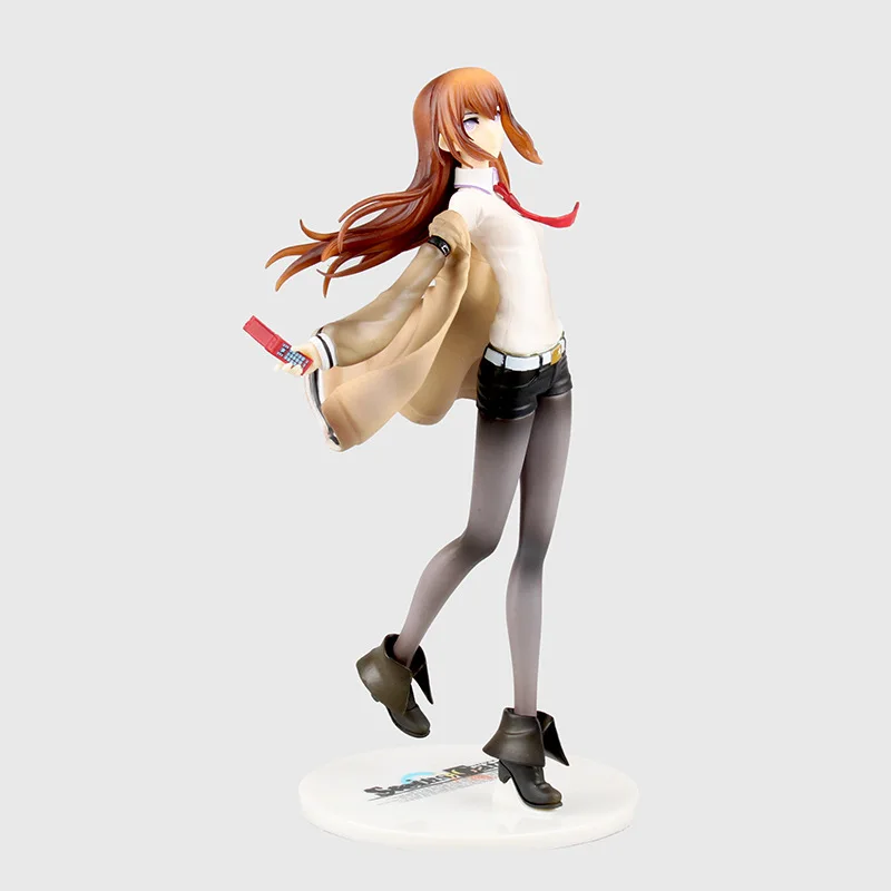 Anime Steins Gate Makise Kurisu Laboratóriumi Tag 1/8 Méretarányú Prepainted PVC Figura Gyűjtemény Modell, Gyerek Játékok, Baba 25 cm Kép 1