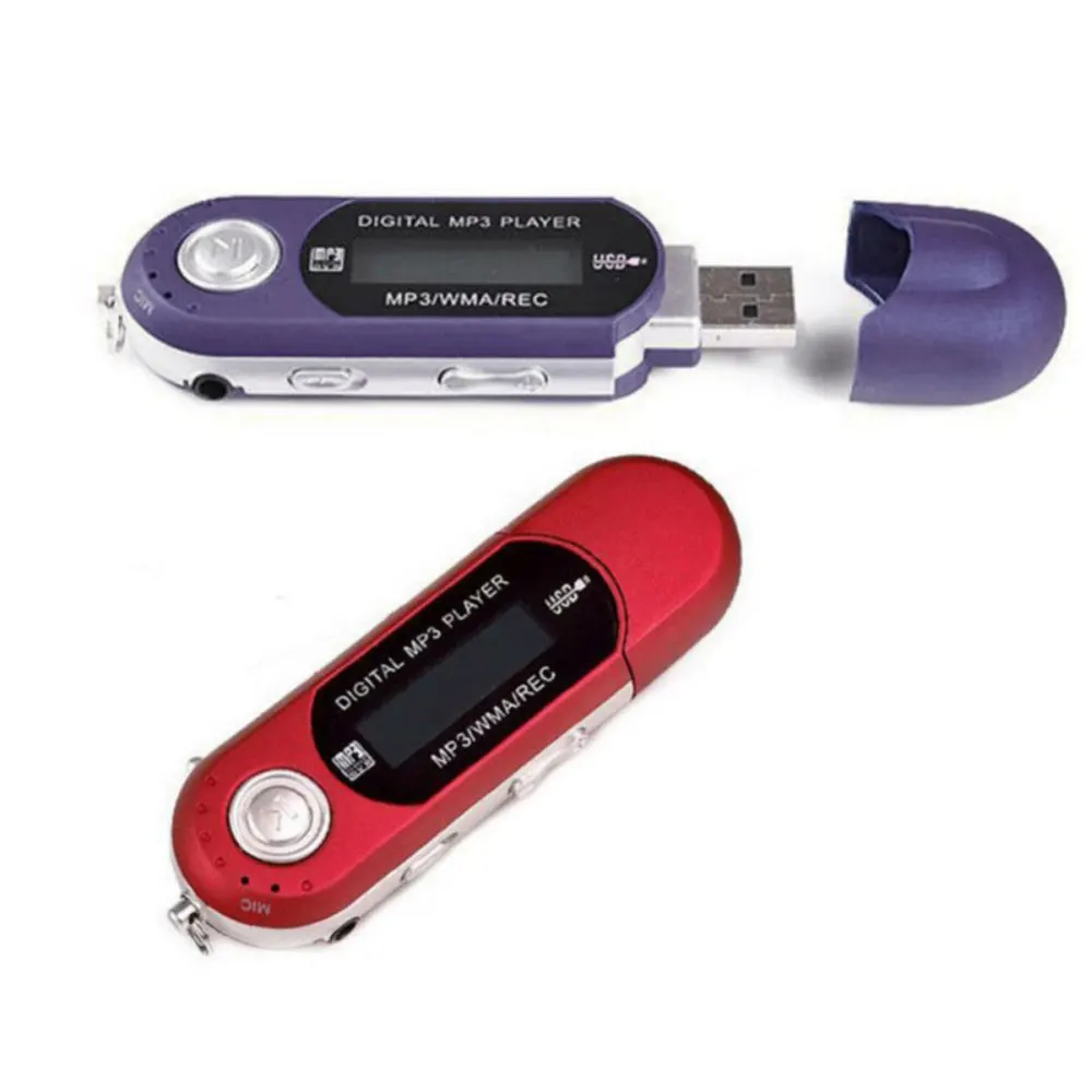 1.3 Digitális LCD Mini MP3-Lejátszó USB-MP3 Lejátszó Modul Flash Dekóder FM Rádió Audio USB Stick Lejátszó Kép 1