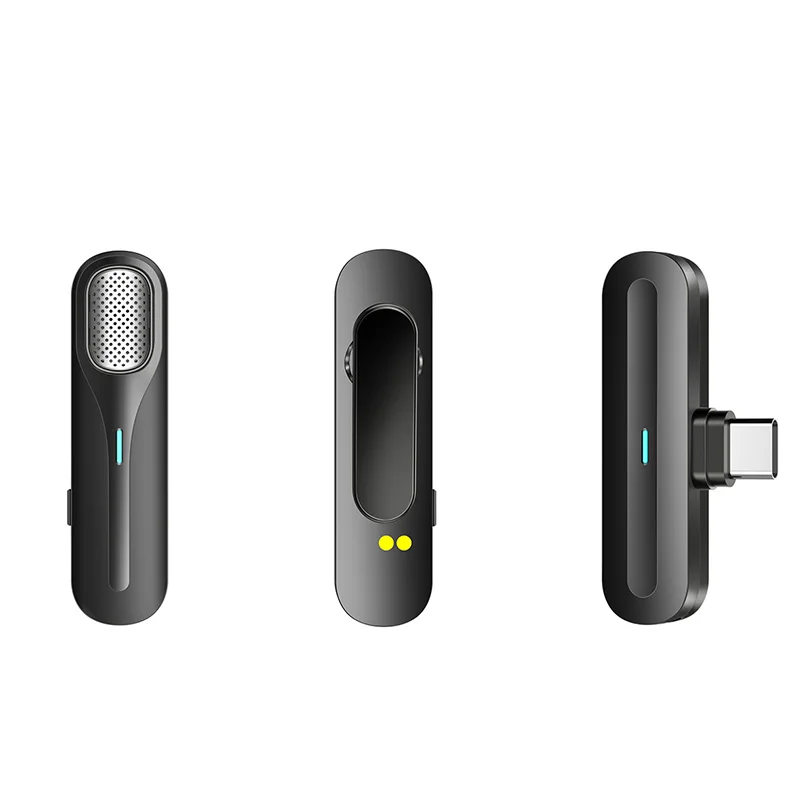 Vilips Hordozható Vezeték nélküli Mikrofon Mic, Audio Mikrofon Felvétel iPhone Android Mobil Telefon - Típus-C Kép 1