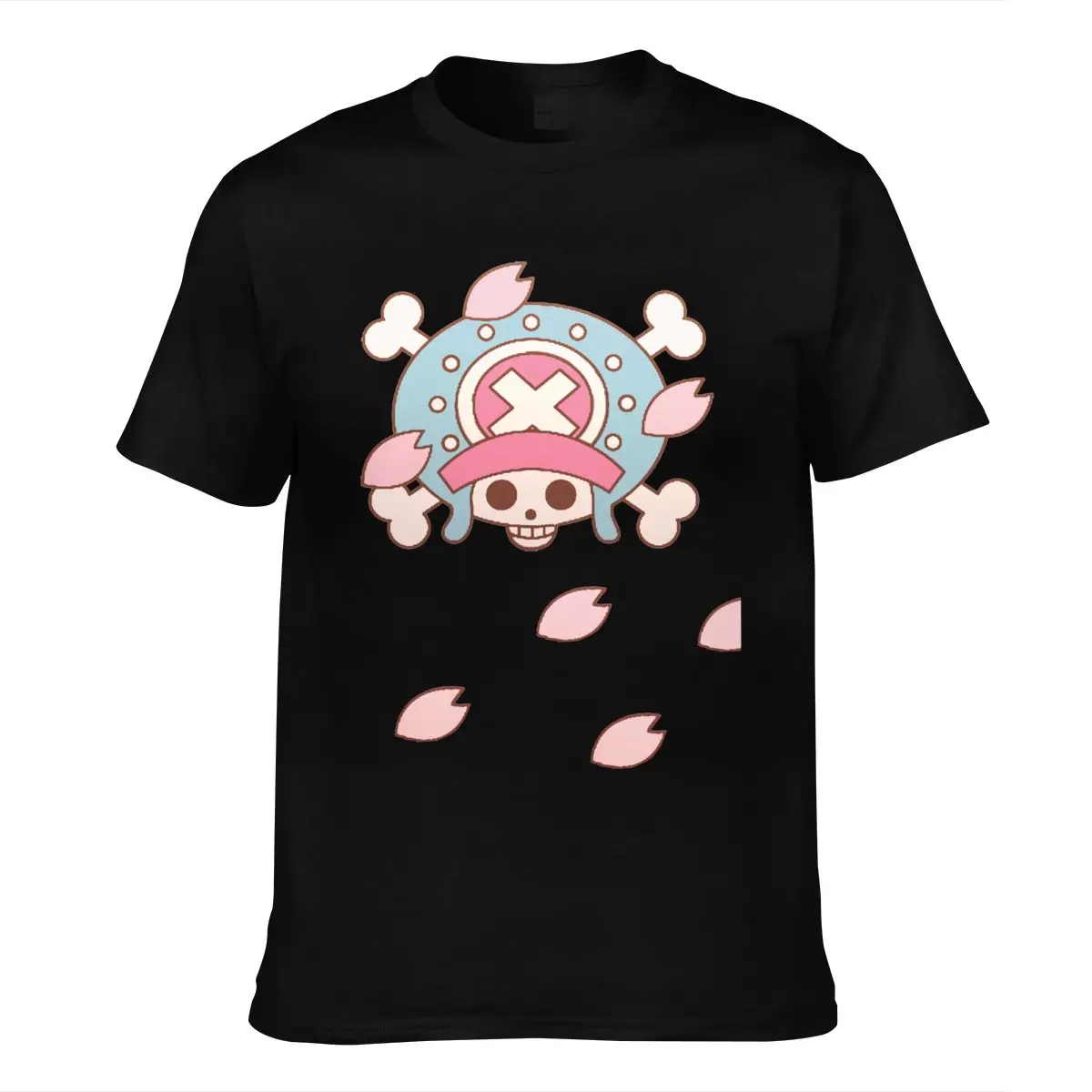 Bandai Egy Darab vérdíj Zászló Sakura Virágok, Póló Anime Grafikai Pamut Póló Plus size Vicces Póló Férfi Kép 1