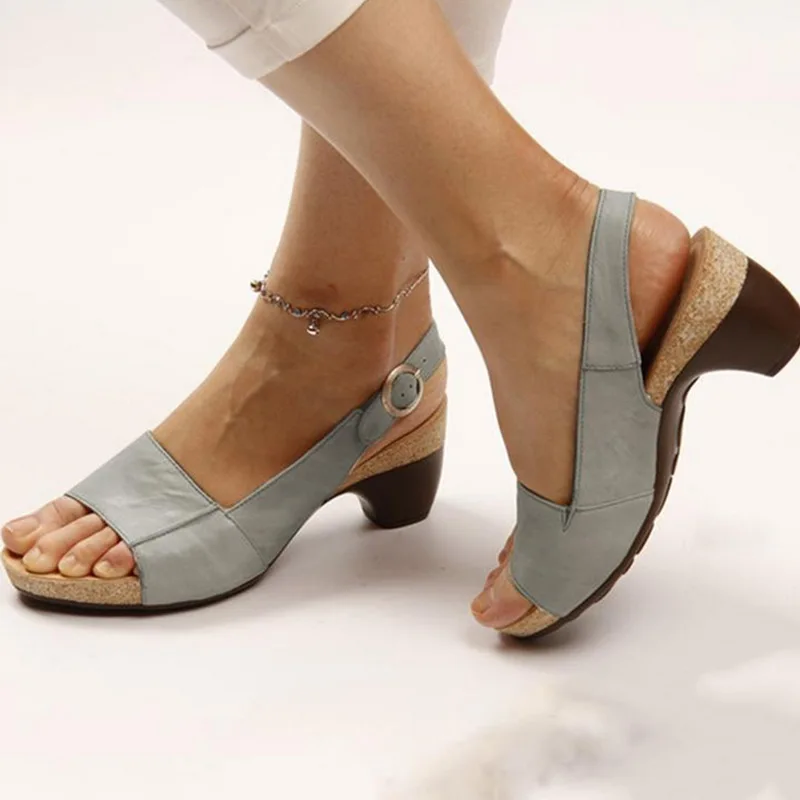 Női Szandál 2021 Női Magassarkú Cipő Gladiátor Szandál Női Magas Sarkú cipő, Nyári Cipő Női Csipke Toe Shoes Femme Hangulatos Kép 1