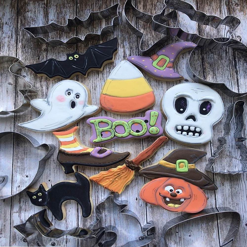 KENIAO Halloween Boszorkány Kalap Cookie Cutter - 9 X 7.8 CM - Keksz Fondant Tészta Kenyér Szendvics Penész - Rozsdamentes Acél Kép 2