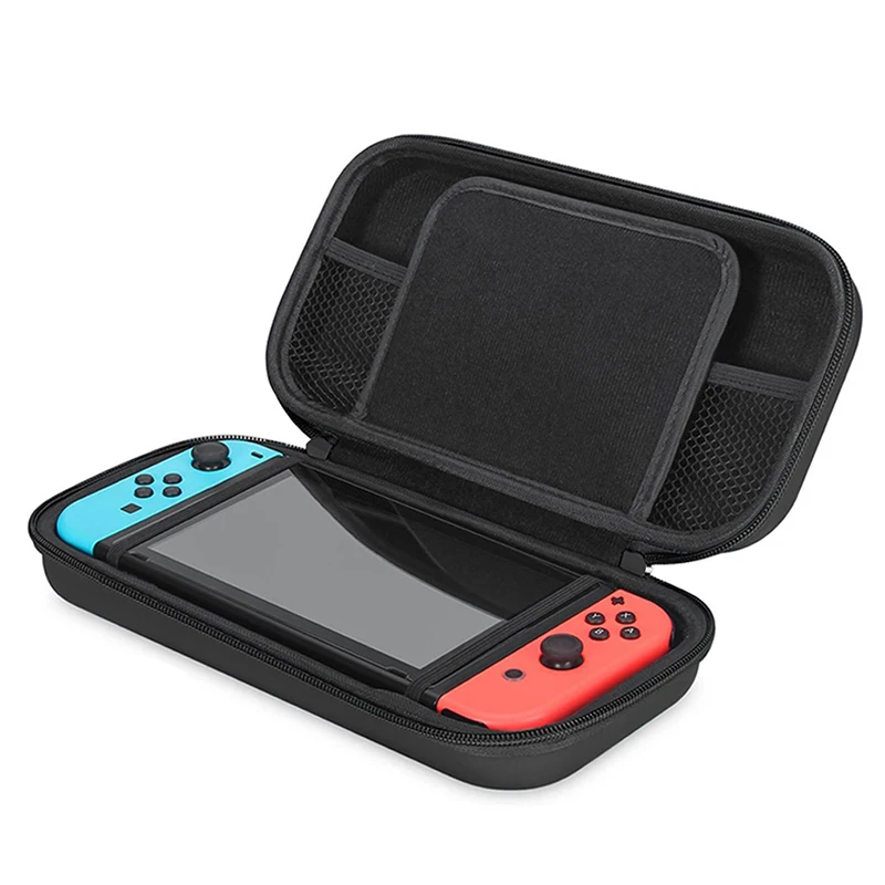 a NintendoSwitch Hordozható Kézi Tároló Táska EVA PU bőrtok Tasak Fedezi Védő a Nintendo kapcsoló OLED Tartozékok Kép 2