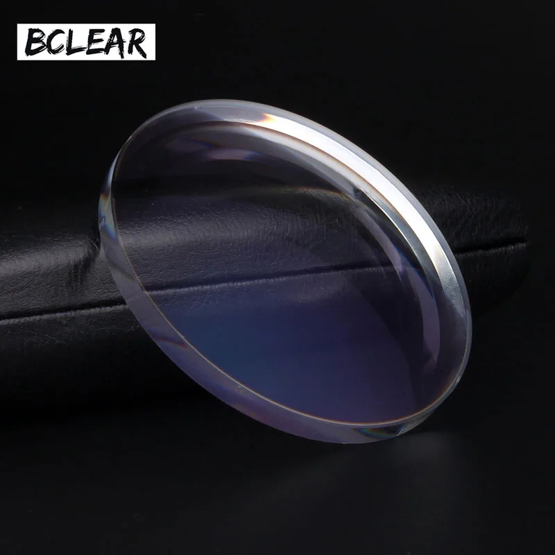 BCLEAR 1.61 Index Gyanta Lencsék Optikai Lencse UV400 Fényvisszaverő Bevonat Lencse Optikai Szemüveg Szemüveg a Rövidlátás Rövid Látvány Kép 2