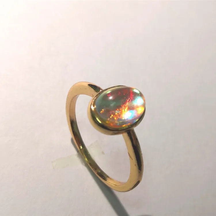 Glamour Holdkő Gyűrű Női Viktoriánus Stílusú Kerek Női Gyűrű Felesége Gyönyörű Ékszerek, Ajándék, Női Gyűrű Kép 2