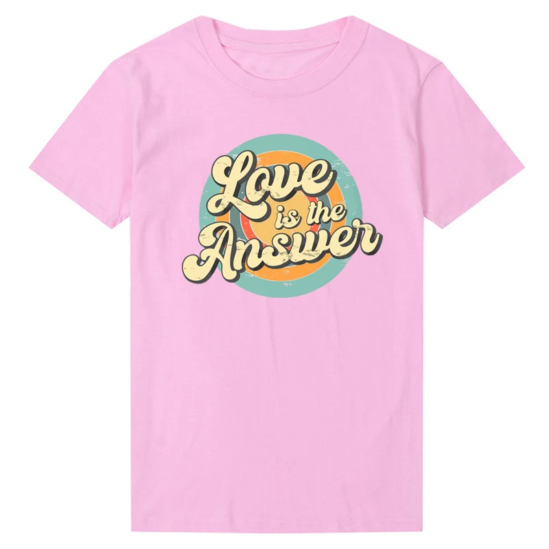 A szerelem A Válasz, Retro Keresztény póló Nők Harajuku Ruhát Jézus Hit Vintage T-shirt Laides Streetwear Tshirt Hajó Kép 2