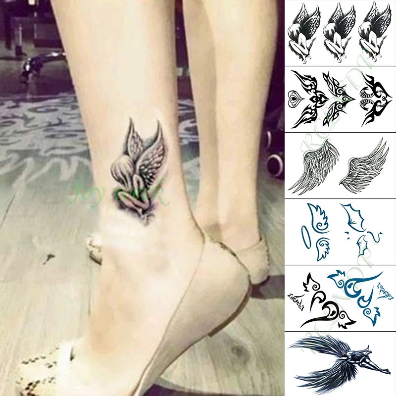 Vízálló Ideiglenes Tetoválás Matrica Kék Pillangó Pók Hamis Tatto Kezét, Karját, Lábát Flash Tetoválás Gyerek Lány Férfiak Nők Kép 2