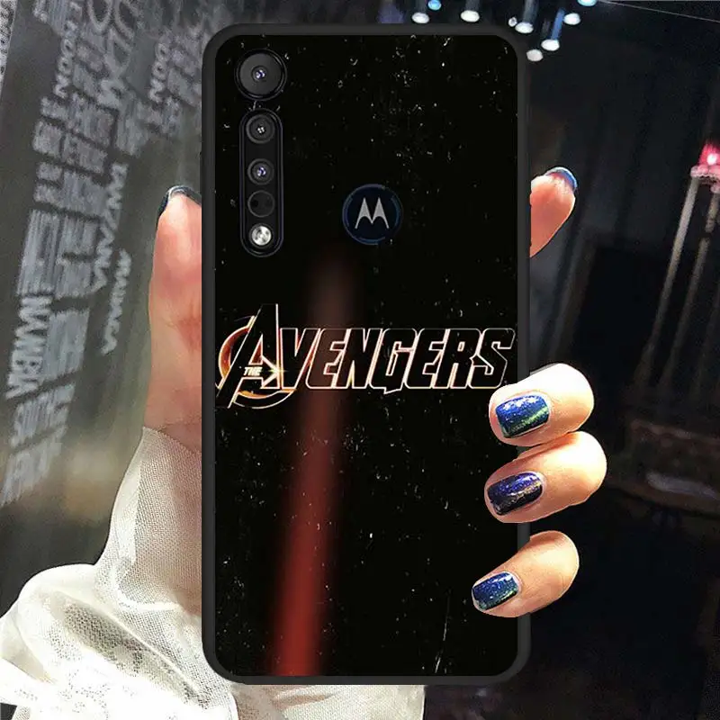 Marvel Logó Bosszúállók A Motorola G8 G9 G Szélén Egy E6 E7 S 2020 E6i Power Lite Marco Hyper Fusion Plusz Játszani Telefon Esetében Kép 2