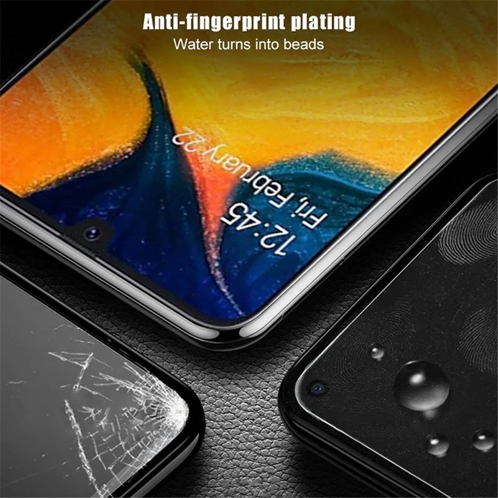 7D Teljes Borító Edzett Üveg a Samsung Galaxy A10 20 30 40 50 60 70 80 90 M 10 20 30 A71 Képernyő Védő Fólia HD Kép 2