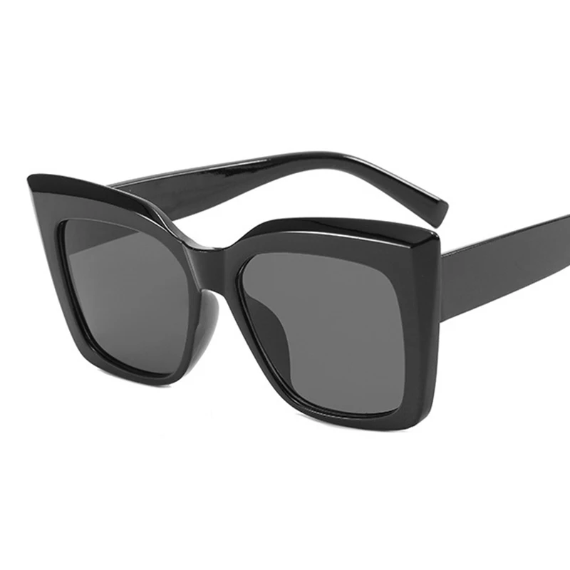 Retro, Régi macska szeme Női Napszemüveg Márka Tervezője Luxus Szexi Fekete Műanyag napszemüvegek Női Hölgyek UV400 Oculos Kép 2