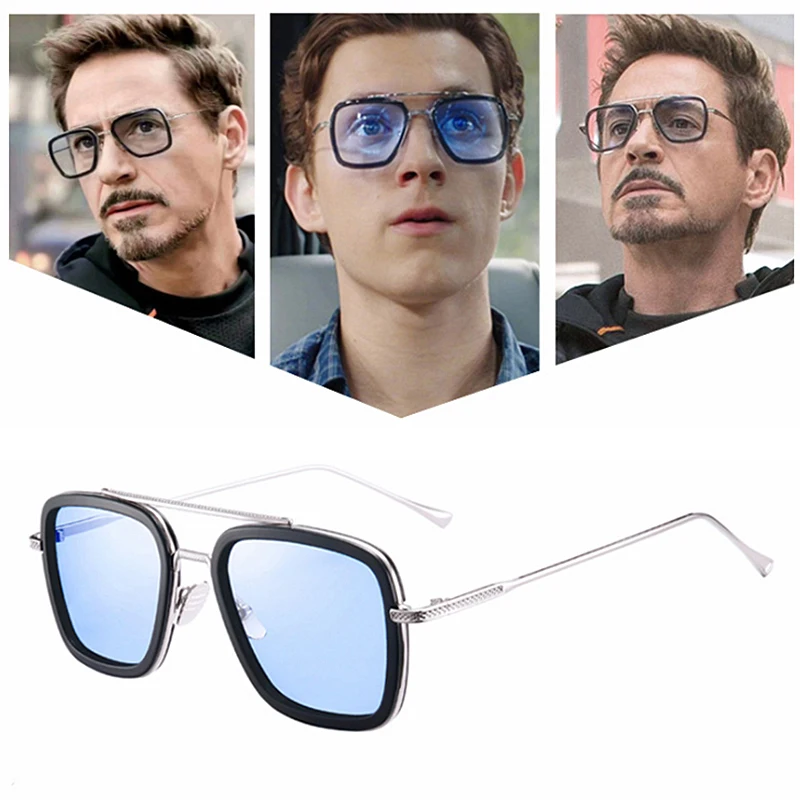 Tony Stark Luxus Férfi Pilóta Napszemüvegek Férfi Polarizált Photochromic Napszemüveg Fém Vezetési Szemüveg Vezetők Szemüveg Oculos De Sol Kép 2
