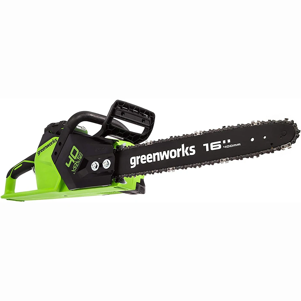 Greenworks GD40CS18 40V Láncfűrész 4.0 ah akkumulátor 16 Colos Brushless Motor 20m/s Újratölthető, Vezeték nélküli láncfűrész Egyenlő 40cc Gáz Kép 2