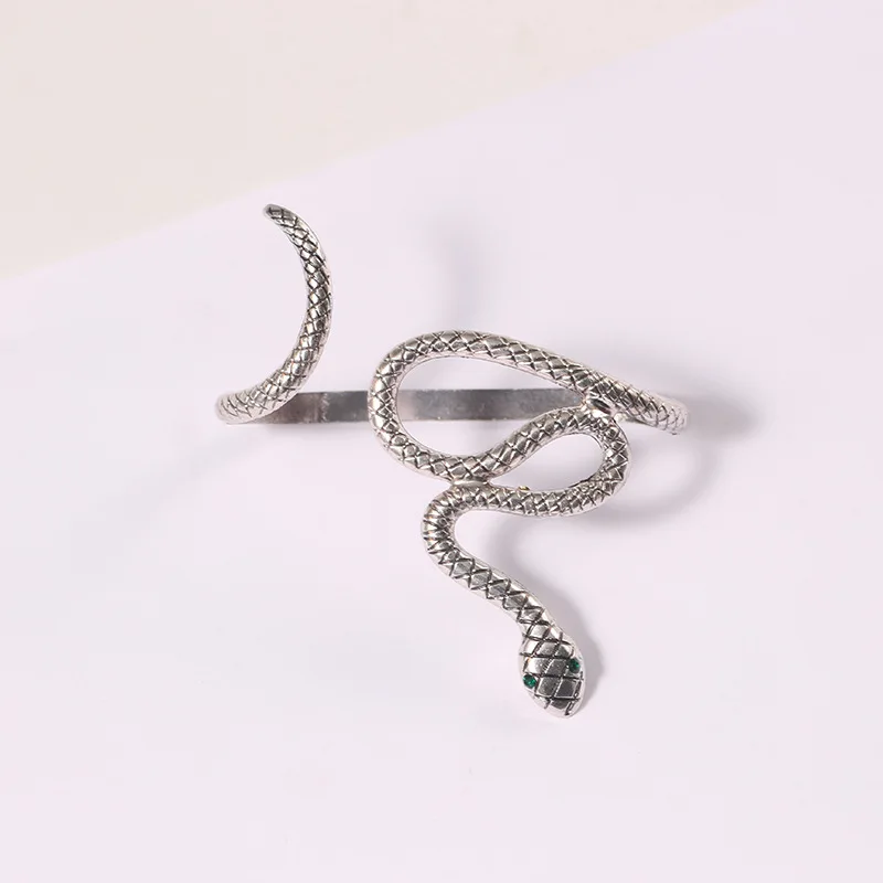 A zodiákus punk hip-hop kígyó alakú eltúlzott személyiség karkötő Ajándék collier femme karkötő браслет Forró nagykereskedelmi Kép 2