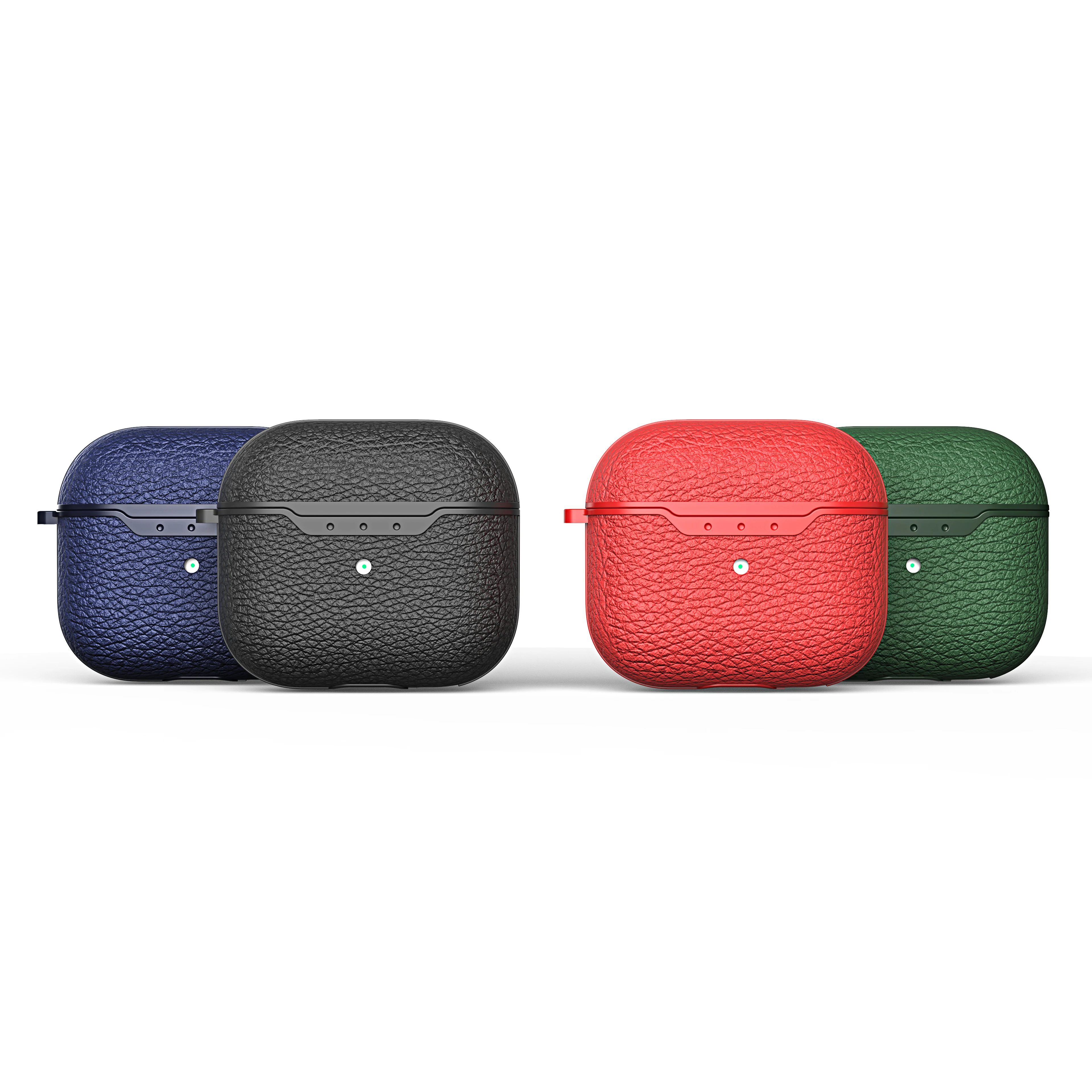 Bőrtok Airpods 4 Luxus Csiszolt Eredeti Borító Apple AirPods 4 Vezeték Nélküli Fülhallgató Esetben Tartozékok Kulcstartó Kép 2