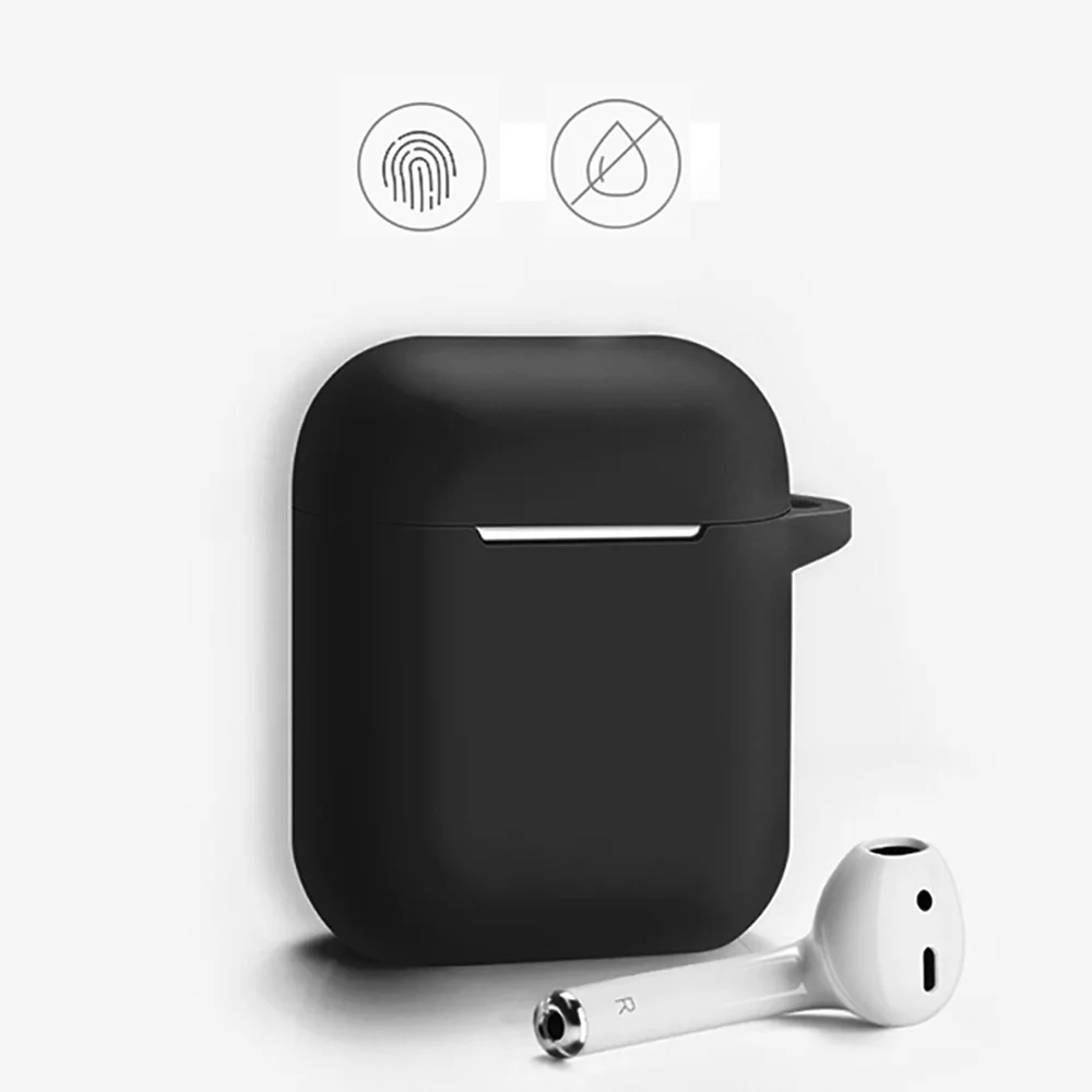 Puha Szilikon Esetekben az Apple AirPods 1. / 2. Generációs Vezeték nélküli Fülhallgató védőtok Fülhallgató Tartozékok Kép 2