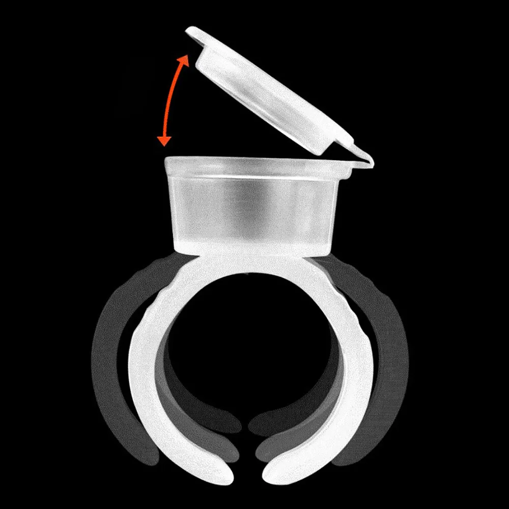 Tetoválás Tartozékok Tartós Smink Eszközök Szempilla Kiterjesztése Mikro Gyűrű Csésze Tinta Kupa Berendezések Microblading Tetoválás Pigment Jogosultja Kép 2