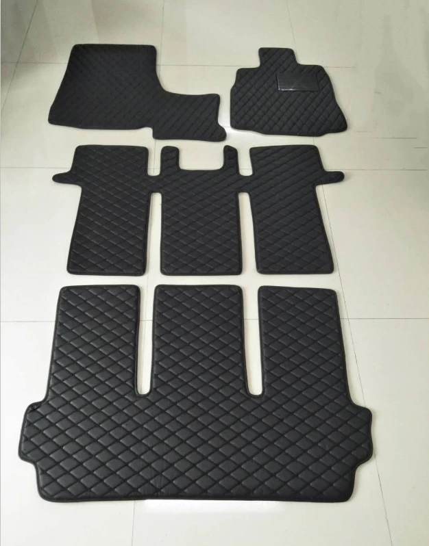 Egyéni teljes körű autó szőnyeg + csomagtartó szőnyeg jobbkormányos Nissan Elgrand E52 7 8 ülések 2020-2010 vízálló durabl szőnyegek Kép 2