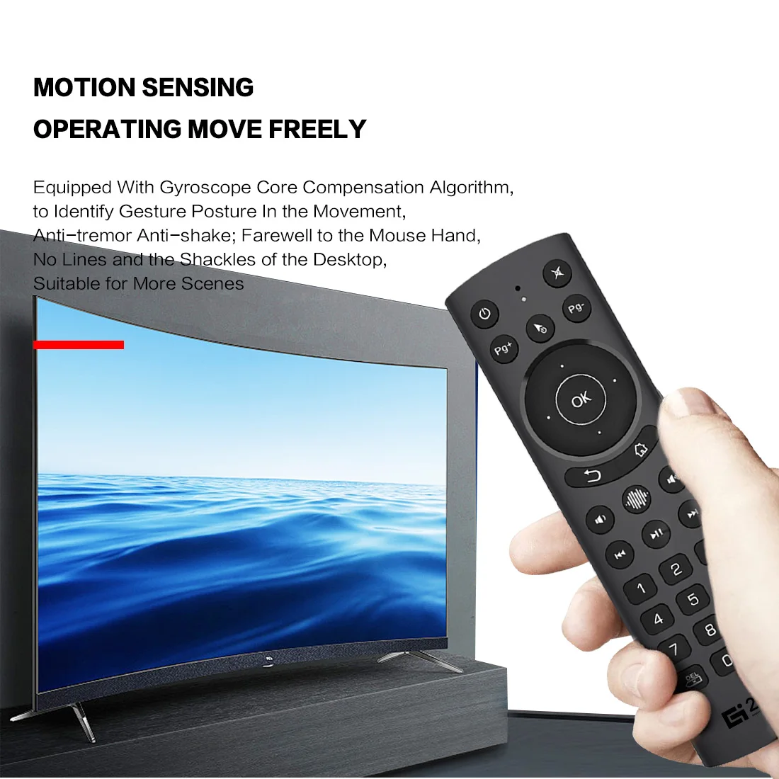 G20S Pro Hang, Okos Air Egér Samsung Smart TV Távirányító távirányító samsung Android TV Box Google Okos TV Kép 3