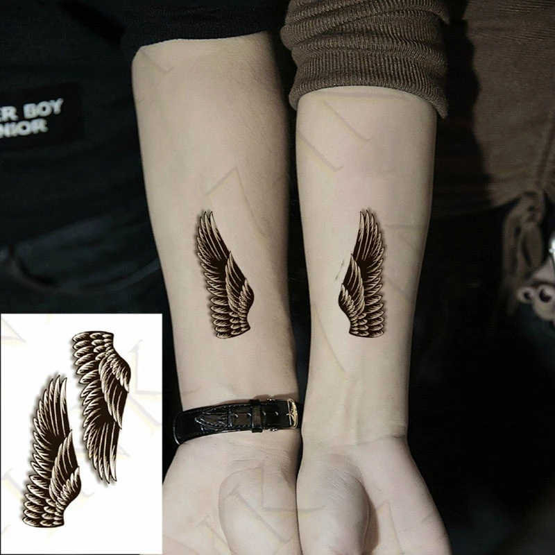 Vízálló Ideiglenes Tetoválás Matricák Női Bálna Űrhajós Bolygó Megjegyzés Body Art Tetoválás Hamis Tatto Flash Tetoválás Férfi Kép 3