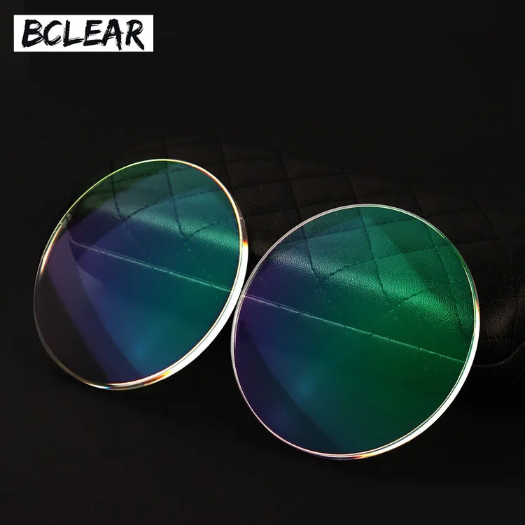BCLEAR 1.61 Index Gyanta Lencsék Optikai Lencse UV400 Fényvisszaverő Bevonat Lencse Optikai Szemüveg Szemüveg a Rövidlátás Rövid Látvány Kép 3