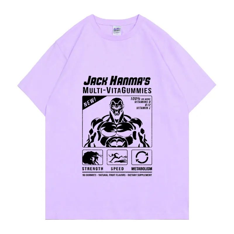 Baki A Tetőre Manga Grafika Nyomtatás póló Férfi ruházat Hanma Yujiro Japán Anime Pólók Felsők Anime Férfi Pamut Póló Rövid Ujjú Kép 3