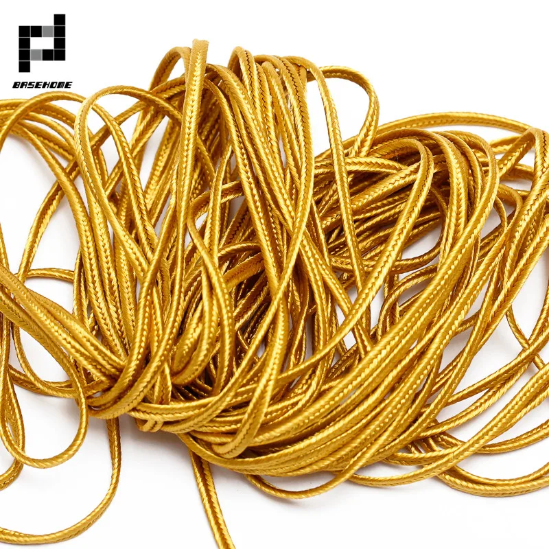 BASEHOME ( körülbelül 30 méter 3mm) Kínai Soutach Kábel Nylon Kötél Kígyó, Hasa Zsinórok DIY Kínai Csomót Megállapítások Kép 3