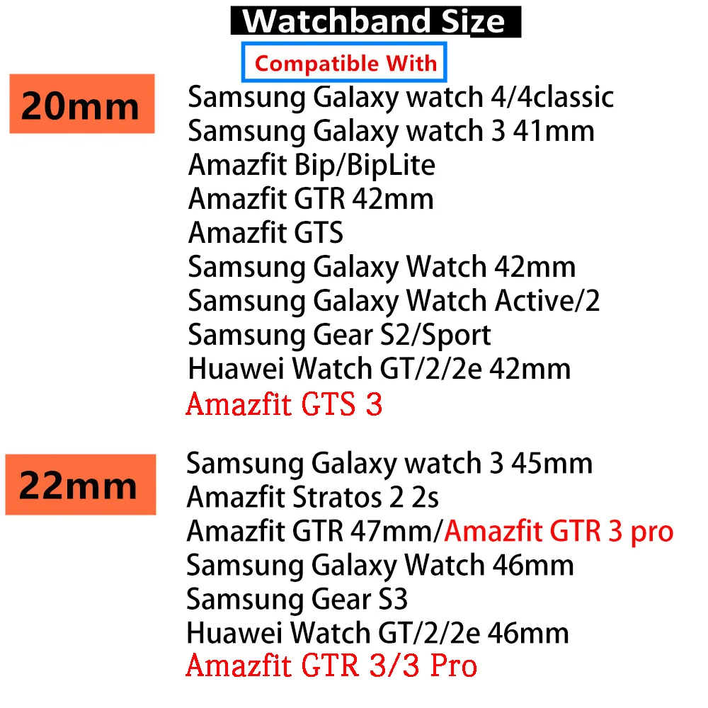 Fonott Solo Hurok zenekar Samsung Galaxy óra 4 3 aktív 2 Fogaskerék S3 Amazfit karkötő Huawei óra GT 2e 3 Pro szíj 20 mm 22mm Kép 3