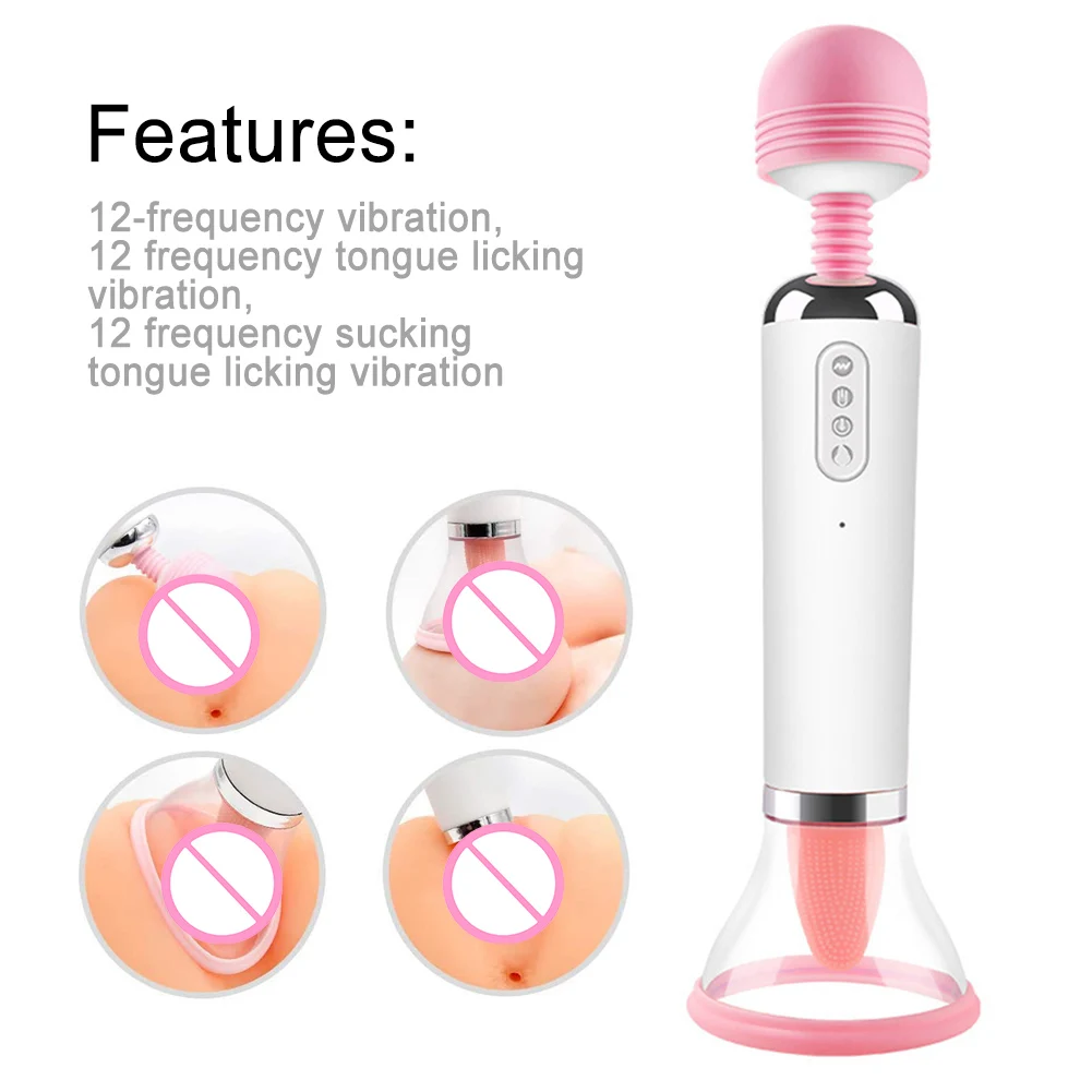 A nők Újratölthető Maszturbátor Masszázs Stick Vagina Stimulátor Vibrátor Szex-Játék Újratölthető Felnőtt Játék G-pont Stimuláció Kép 3