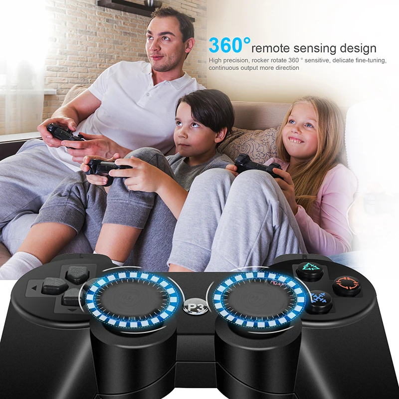 Bonacell Támogatják a Bluetooth Vezeték nélküli Gamepad Sony PS3 Kontroller USB PC Vezérlő Controle játékkonzol Joystick Kép 3