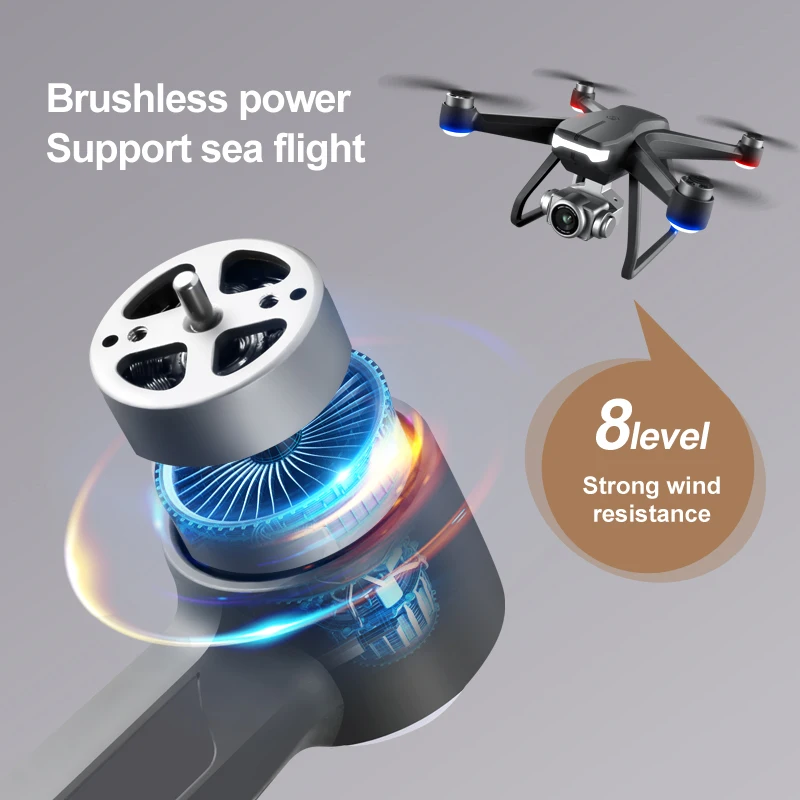 F11 Szakmai Brushless Motor Drón légifényképezés 6 Csatornák GPS Quadcopter A Kamera 4K/6K HD Elektromos Beállítása Lencse Kép 3