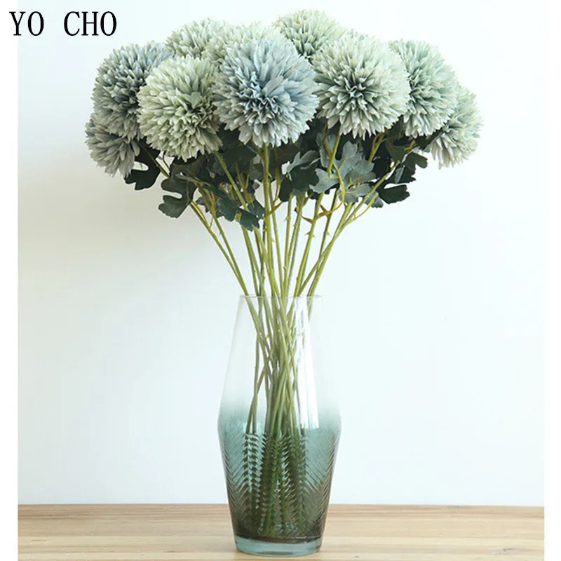 YO CHO YO CHO 1db Pitypang Virág Haza Decorativ 56cm Selyem Mesterséges Virágokat, Otthoni Buli, Esküvő DIY Dekoráció Hamis Virágok Kép 3