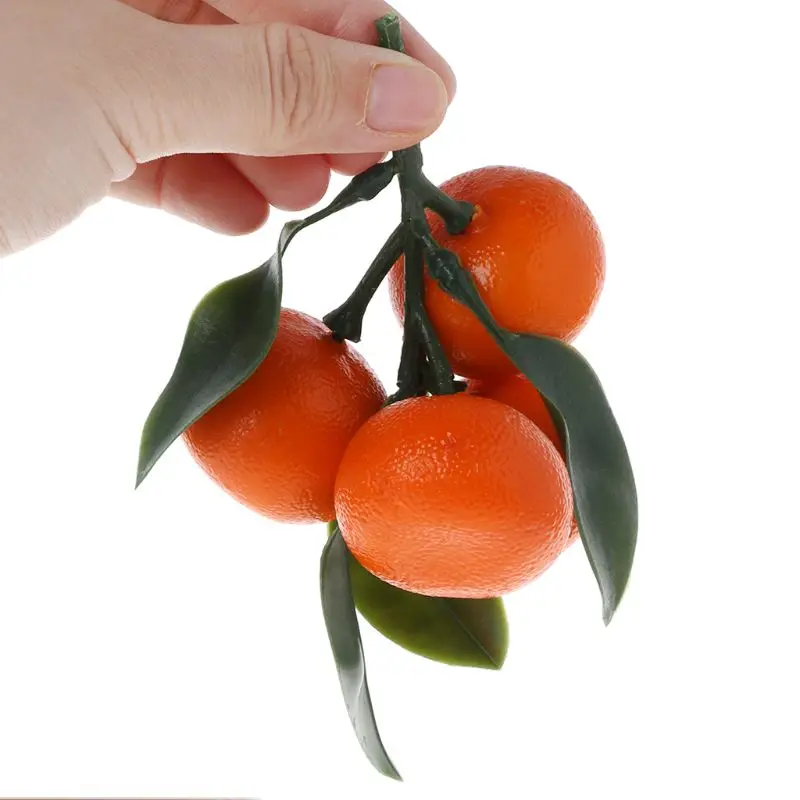 Realisztikus, Élethű Mesterséges Vérnarancs Gyümölcs A Narancs Hamis Kijelző Étel Dekoráció Otthon Fél Decor--Y142 Kép 3