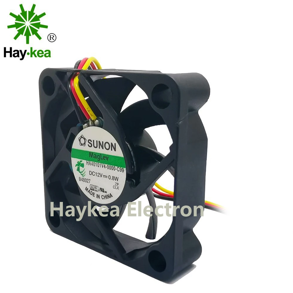 A Sunon HA40101V4-0000-c99 4010 40MM 4CM 40*40*10 Hűtő ventilátor 12V 0,8 W 0.06 3 pin-vagy 2-pin Támogatás velocimetry HA40101V4 Kép 3
