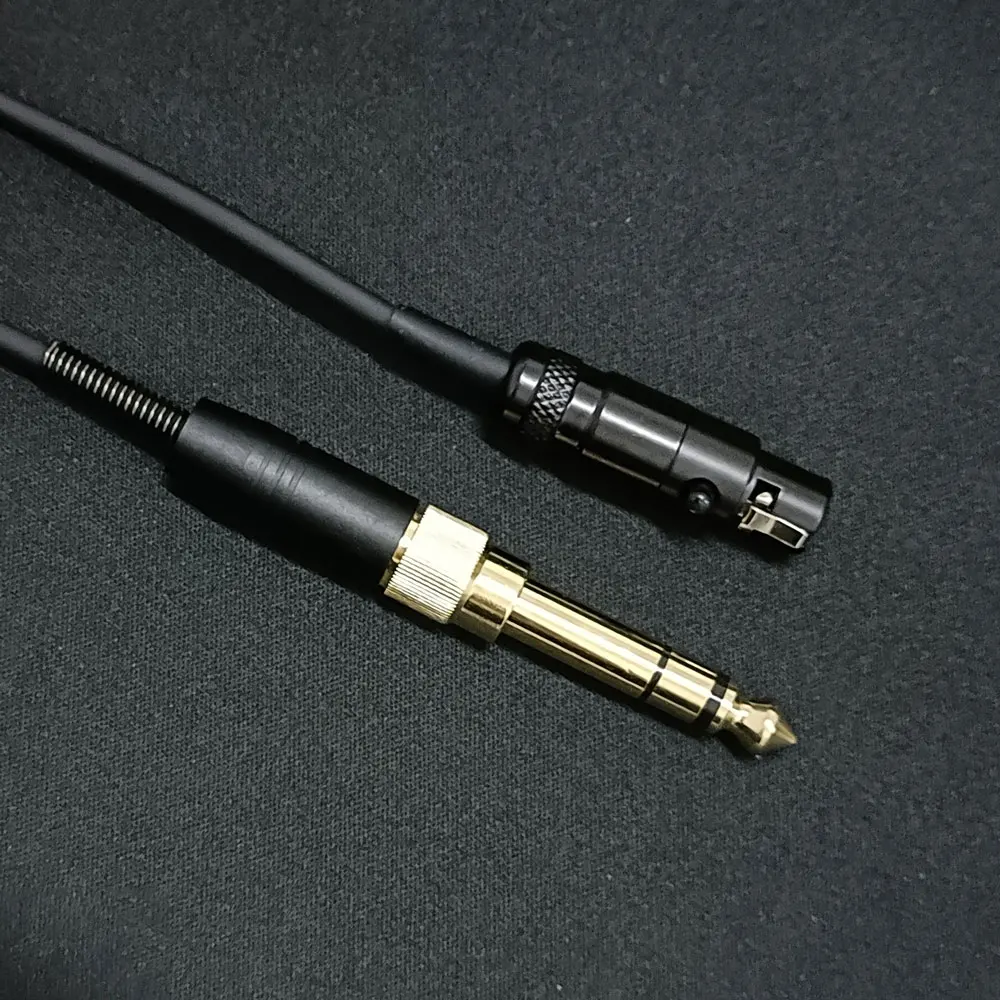 Új Tavasz Fejhallgató Kábel AKG K240 K702 Q701 K271 K267 K712 k550 mkiii Headset Audio Vezeték 6.35 / 3.5 mm Férfi Mini XLR Kép 3