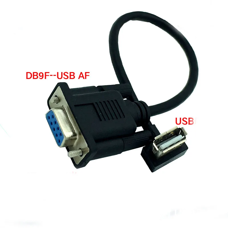 RS232 DB9 USB 2.0 Női Soros Kábel Adapter Átalakító 8