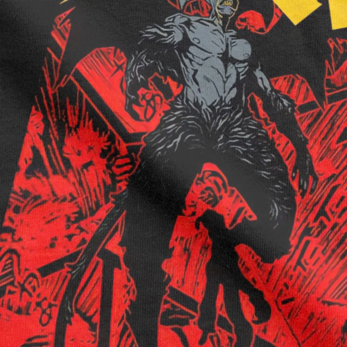 Férfi T-Shirt Japán Anime Debiruman Király Devilman Bőgőmasina, 100% Pamut Póló Rövid Ujjú Póló Sleeve Ruházat Új Érkezés Kép 3