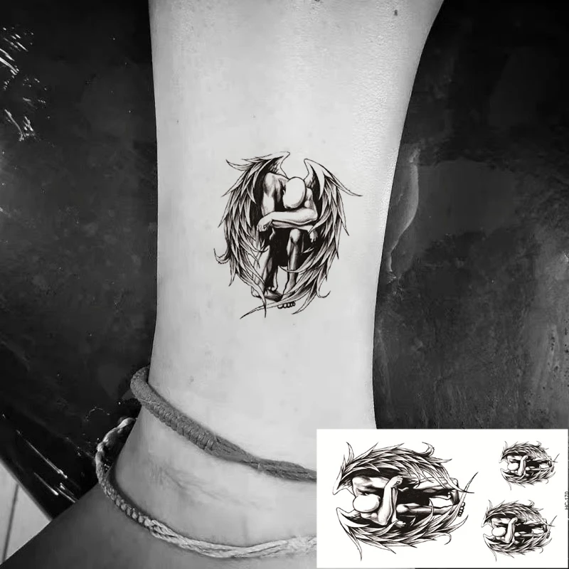 Vízálló Ideiglenes Tetoválás Matrica Ókori Egyiptom Szem Totem Tatto Matricák Flash Tetoválás Hamis Tetoválás a Férfiak a Nők 10.5*6cm Kép 4