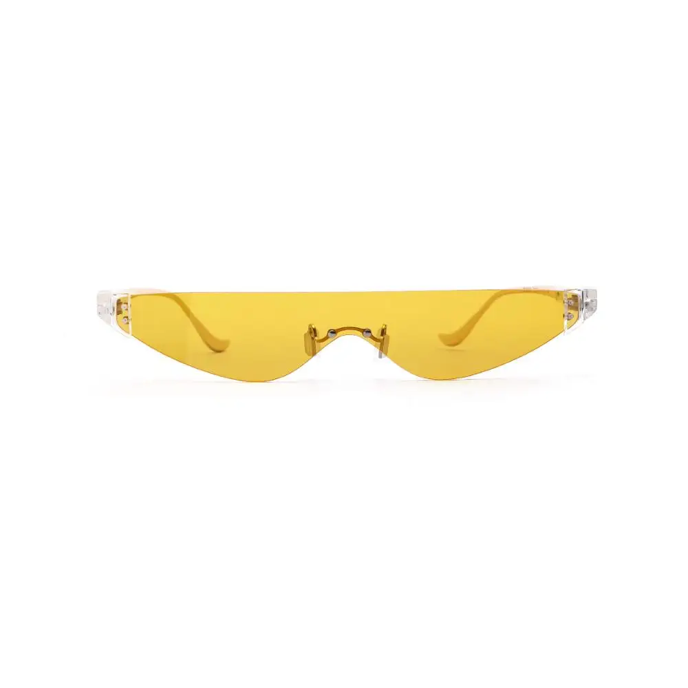 JASPEER Keret nélküli Napszemüveg Nők 2019 Háromszög alakú Kis Vintage Napszemüveg Luxus Retro Férfi napszemüvegek Márka Tervezője Szemüveg Kép 4