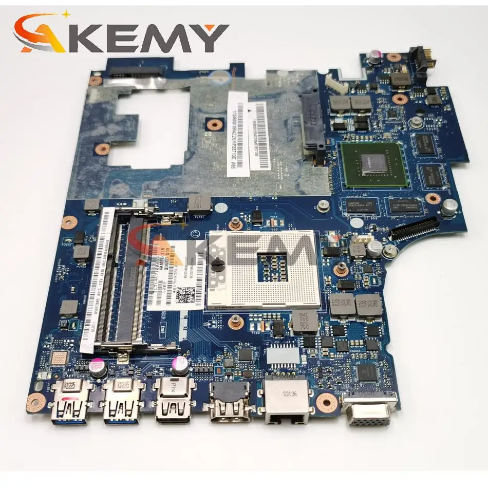 Akemy laptop alaplap a Lenovo Ideapad G780 QIWG7 LA-7983P HM76 PGA989 DDR3 GT635M 2 gb-os 100% - os Teljes Vizsgált Kép 4